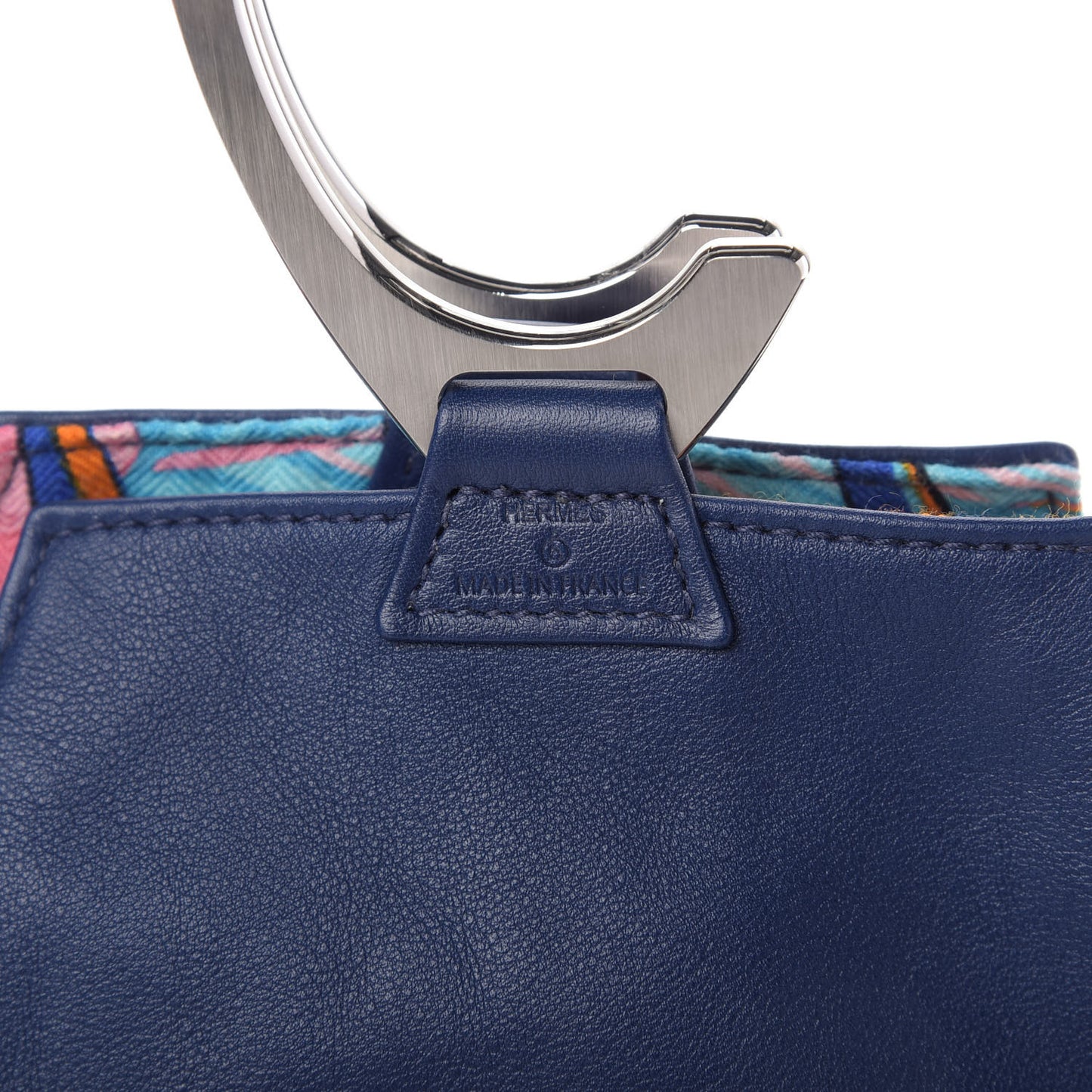 Swift Cashmere Silk Petit H Stirrup Bag Multicolor