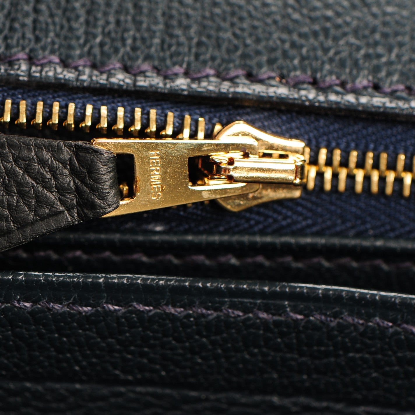 Hermes Togo Birkin 35 Bleu Ocean 17 of 25