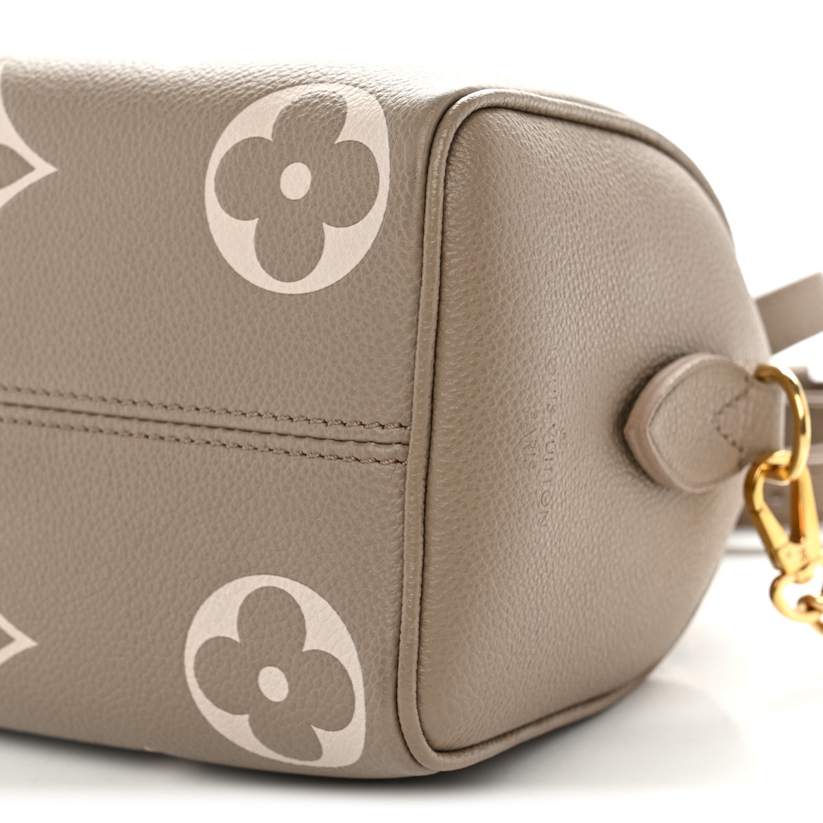 Empreinte Monogram Giant Speedy Bandouliere 20 Creme Beige