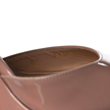 Valentino Garavani Patent Tan-Go 55/155mm Platform Sandals 39.5 Rose Cannelle 8 of 9