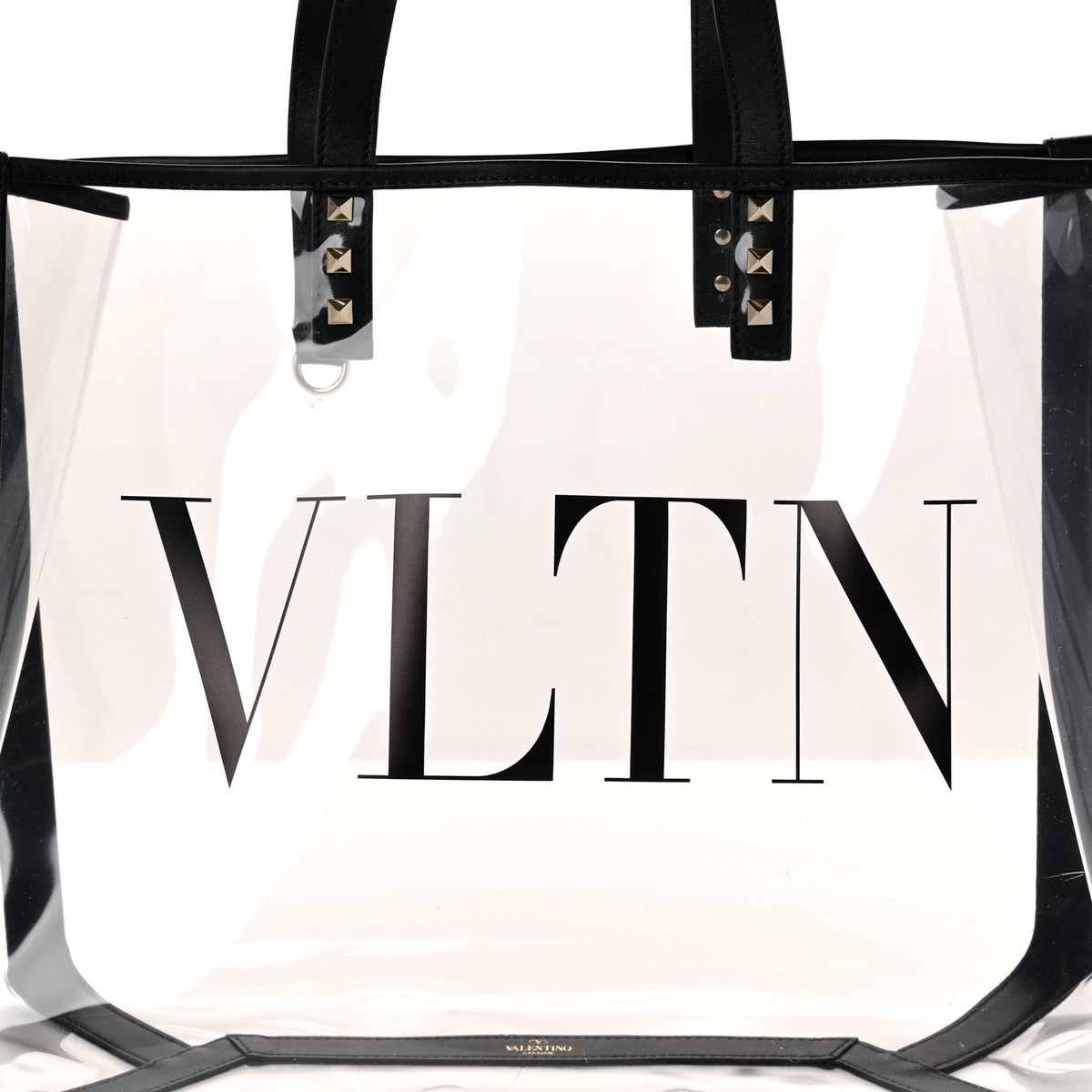 Valentino Garavani Plexy VLTN Small Shopping Bag Transparent 7 of 10