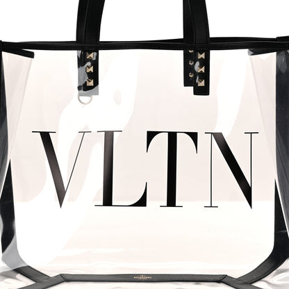 Valentino Garavani Plexy VLTN Small Shopping Bag Transparent 7 of 10