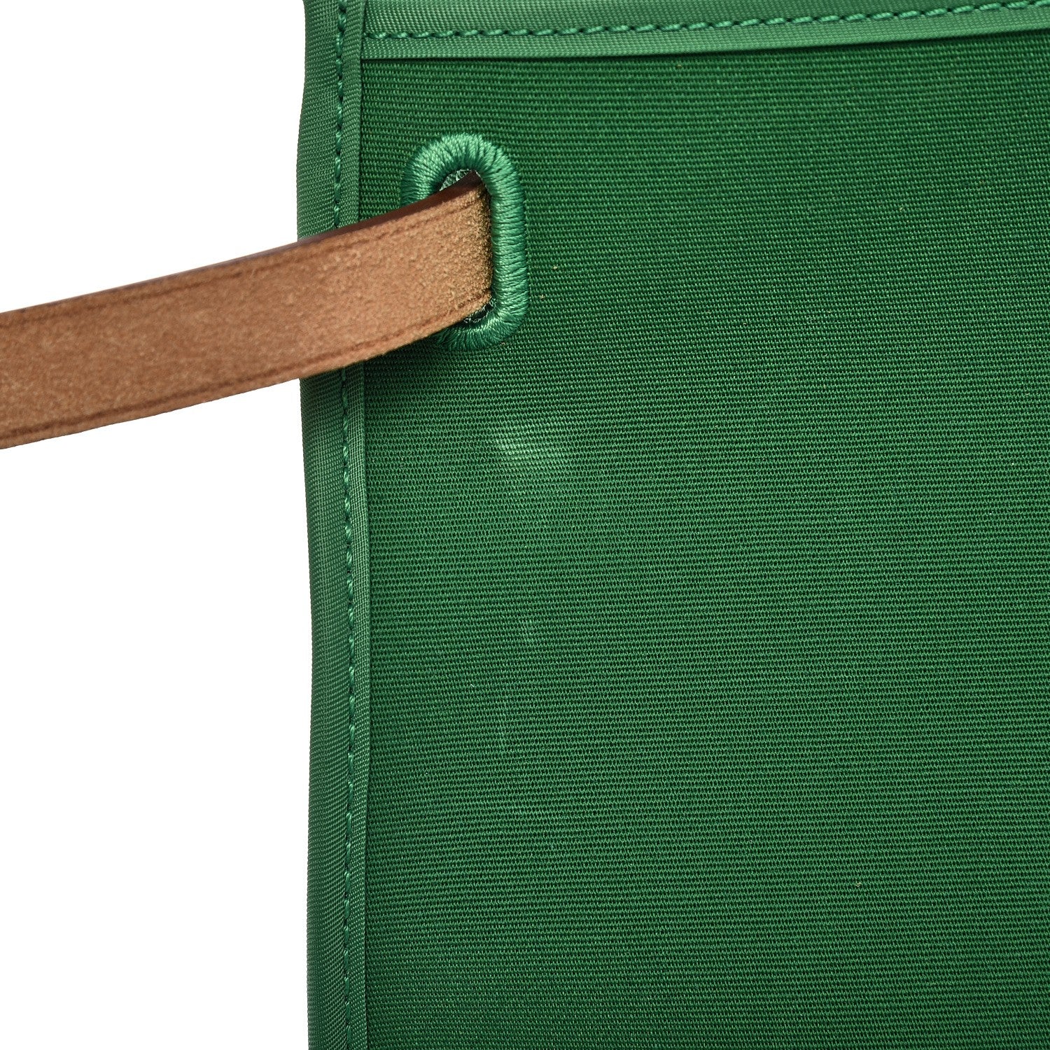 Hermes Vache Hunter Toile Herbag Zip 31 PM Cactus Natural 10 of 12