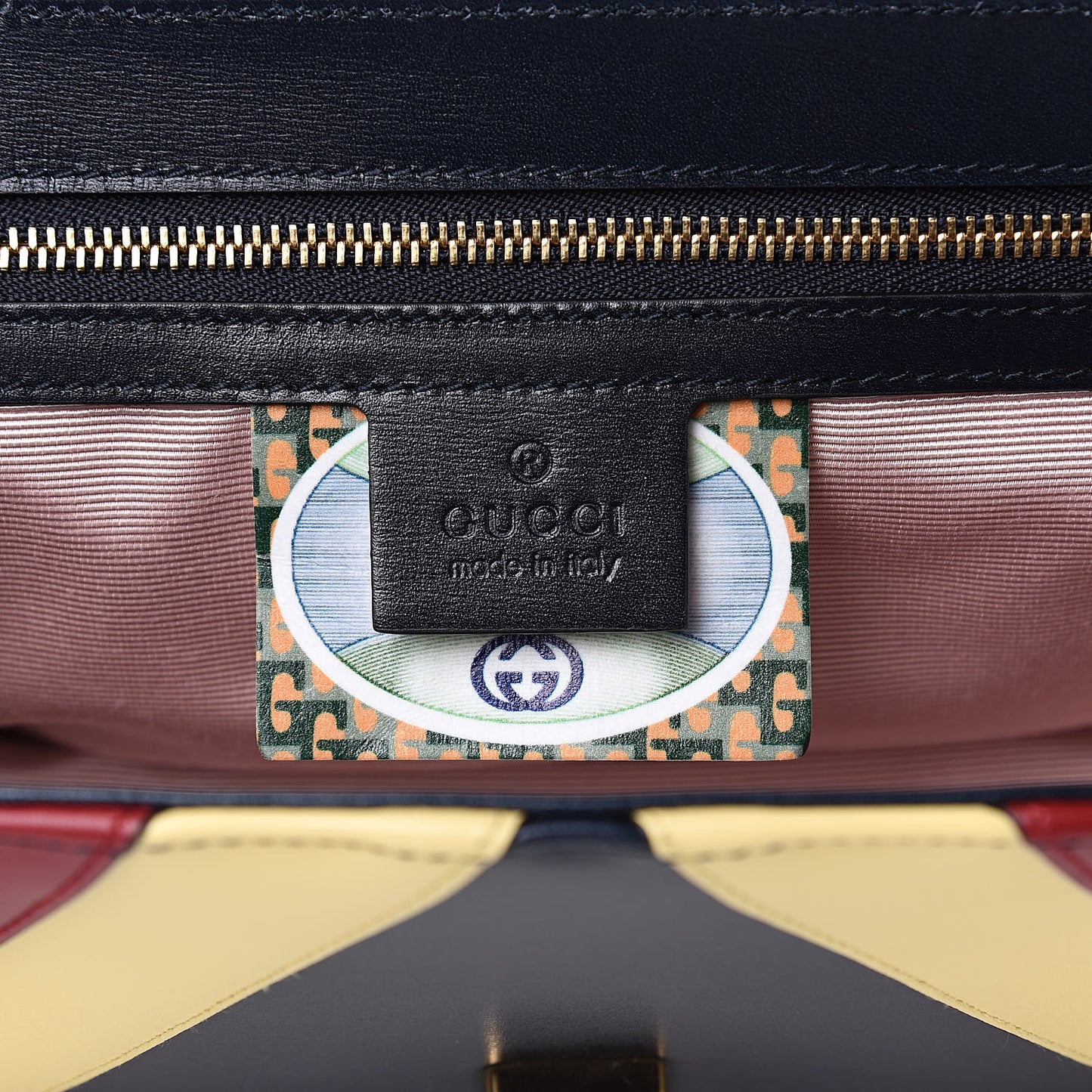 Vitello Palmellato Lux Crystal Medium Rajah Shoulder Bag Blue Romantic Cerise Butter Multicolor