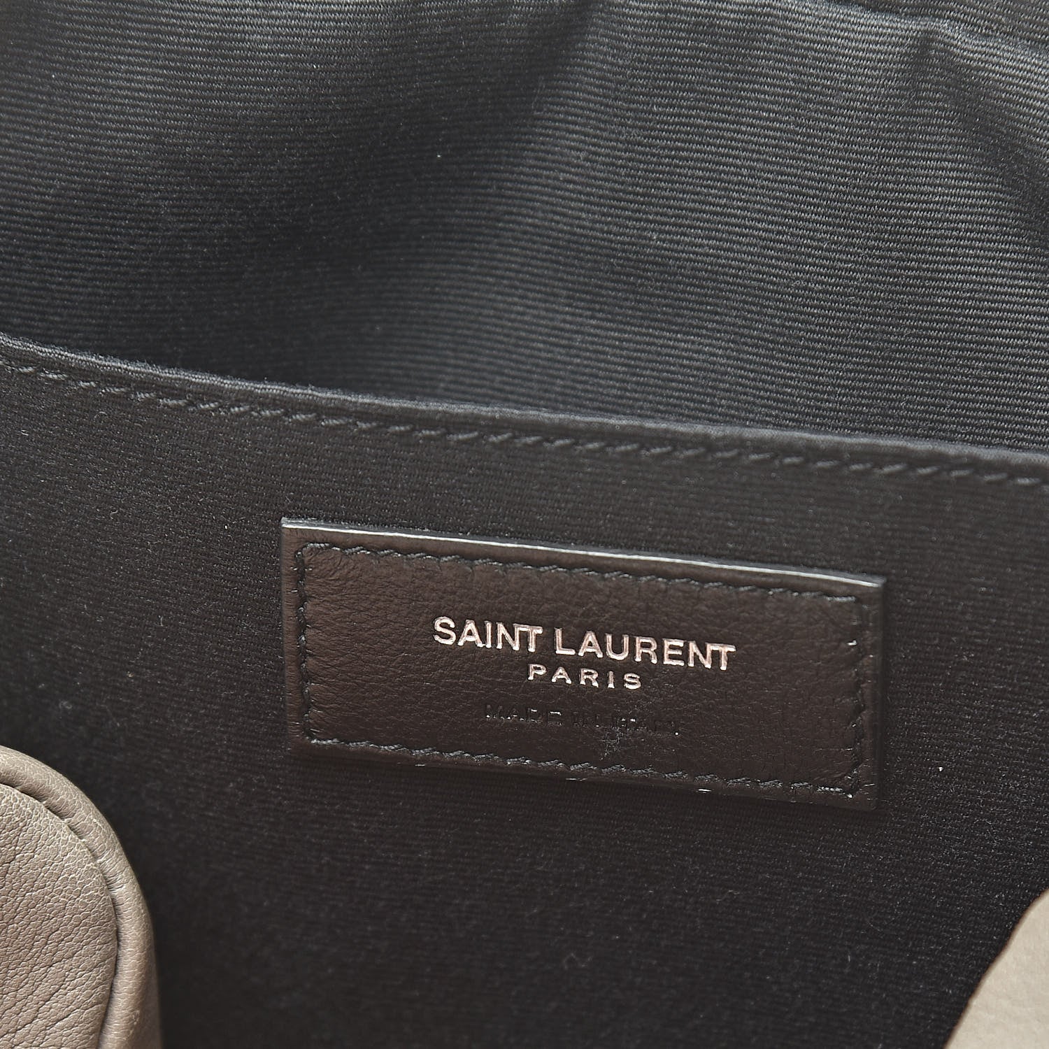 Saint Laurent Lambskin Monogram Small Lou Camera Bag Asphalt 6 of 12