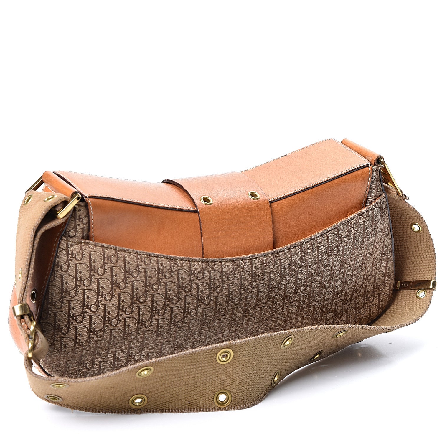 Christian Dior Monogram Street Chic Shoulder Bag Beige 2 of 11