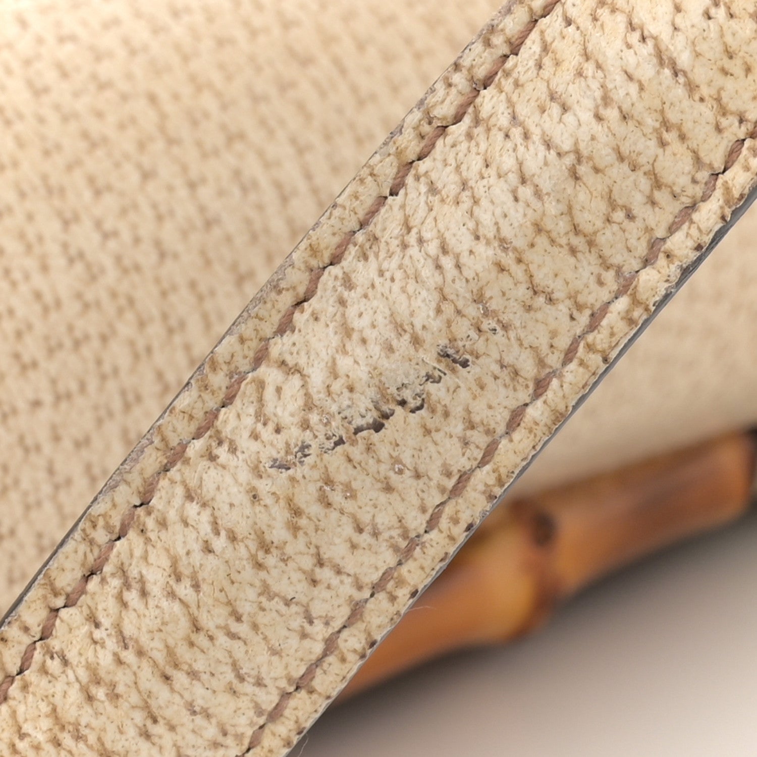 Gucci Monogram Bamboo Bullet Bag Off White 12 of 13