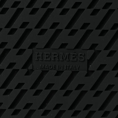 Hermes Suede Calfskin Go Mules 39 Black 8 of 11