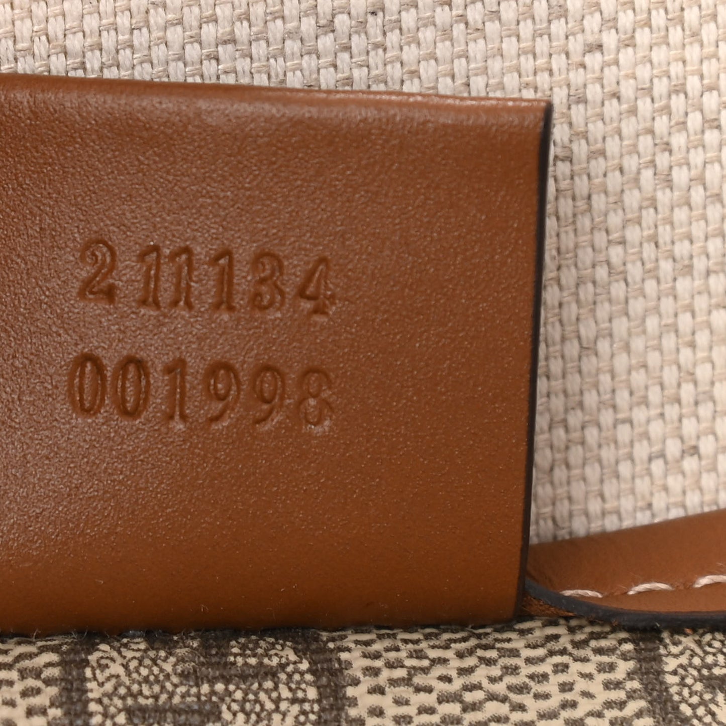 GG Plus Monogram Medium Signature Web Loop Tote Brown