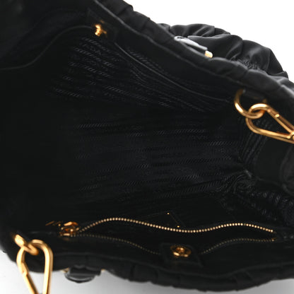 Prada Tessuto Nylon Gaufre Tote Black 5 of 10