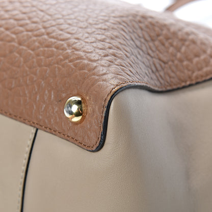 Burberry Heritage Grain Smooth Calfskin Large Clarborough Tote Sepia Brown Honey 9 of 11