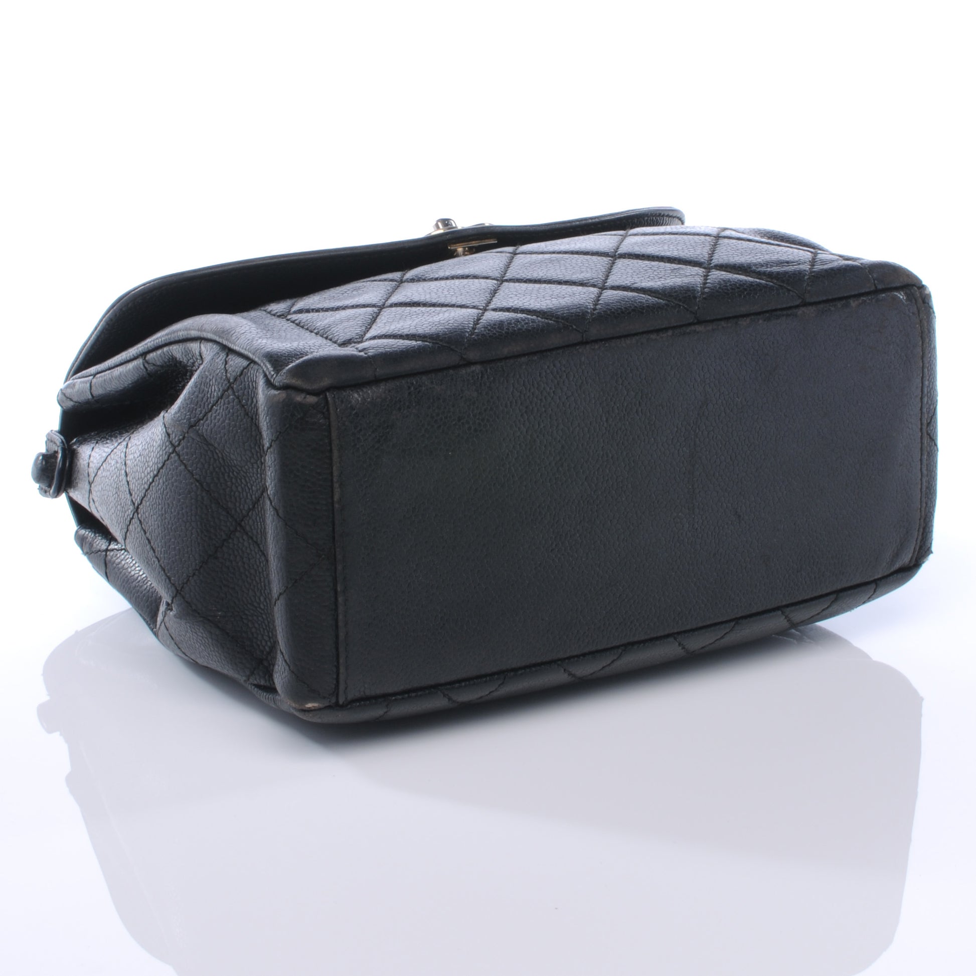 Chanel Caviar Quilted Shoulder Flap Bag Black 4 of 7