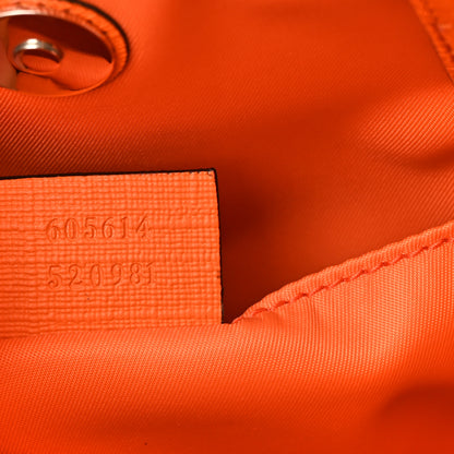 Gucci GG Supreme Monogram Banana Childrens Tote Beige Ebony Multicolor Carrot Orange 7 of 10