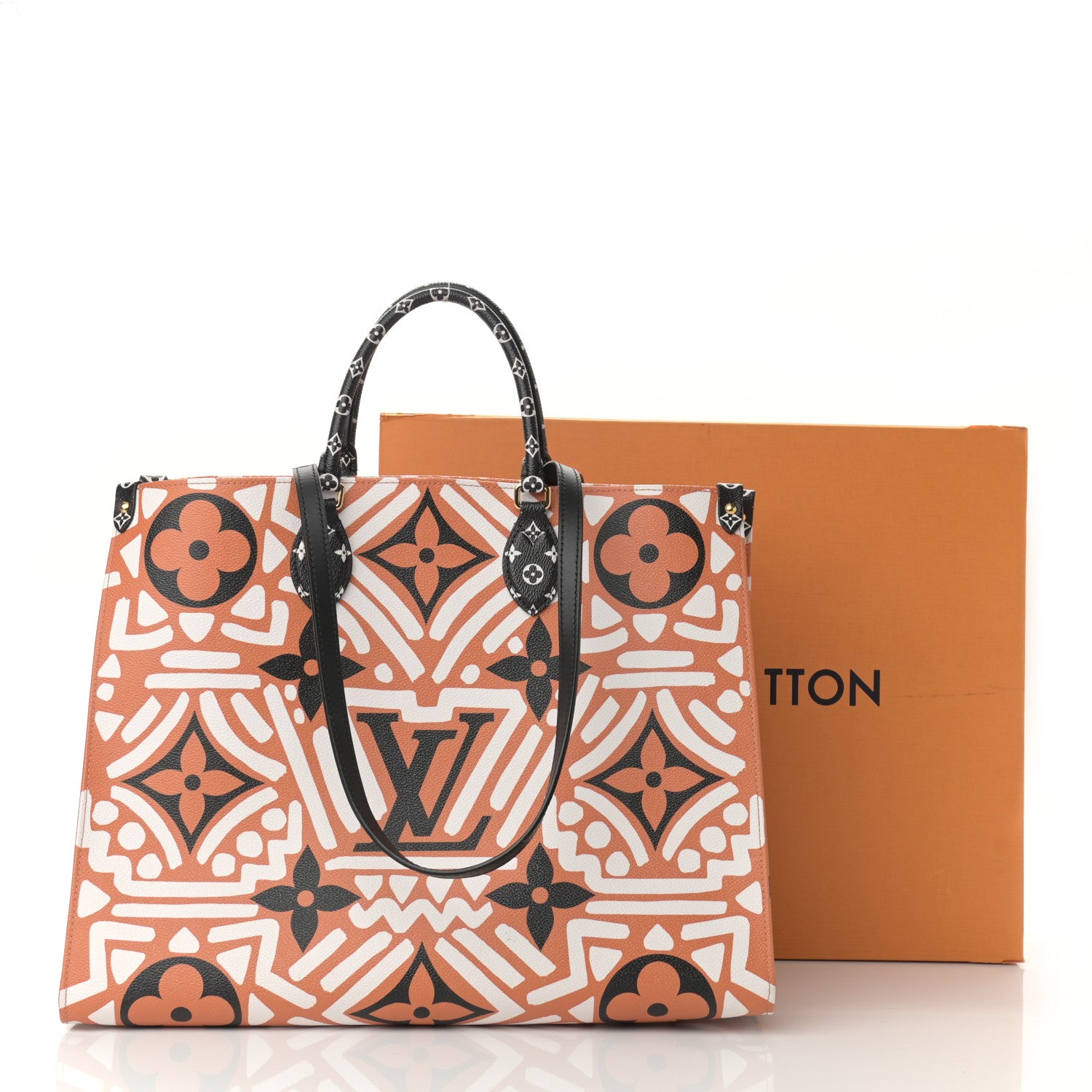 Louis Vuitton Monogram Giant Crafty Onthego GM Crème Caramel 10 of 10