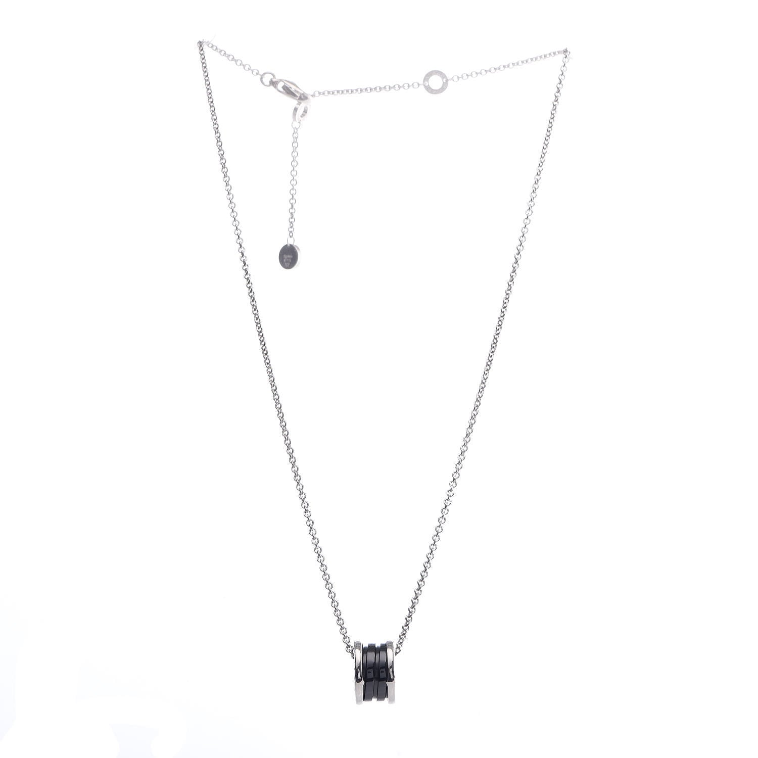 Bulgari Sterling Silver Ceramic Save The Children Pendant Necklace 3 of 7