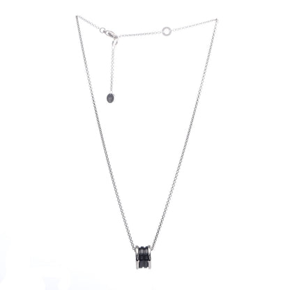 Bulgari Sterling Silver Ceramic Save The Children Pendant Necklace 3 of 7