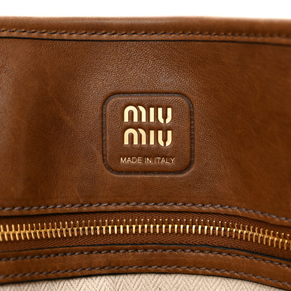 Miu Miu Nappa Medium Aventure Bag Rovere 6 of 16