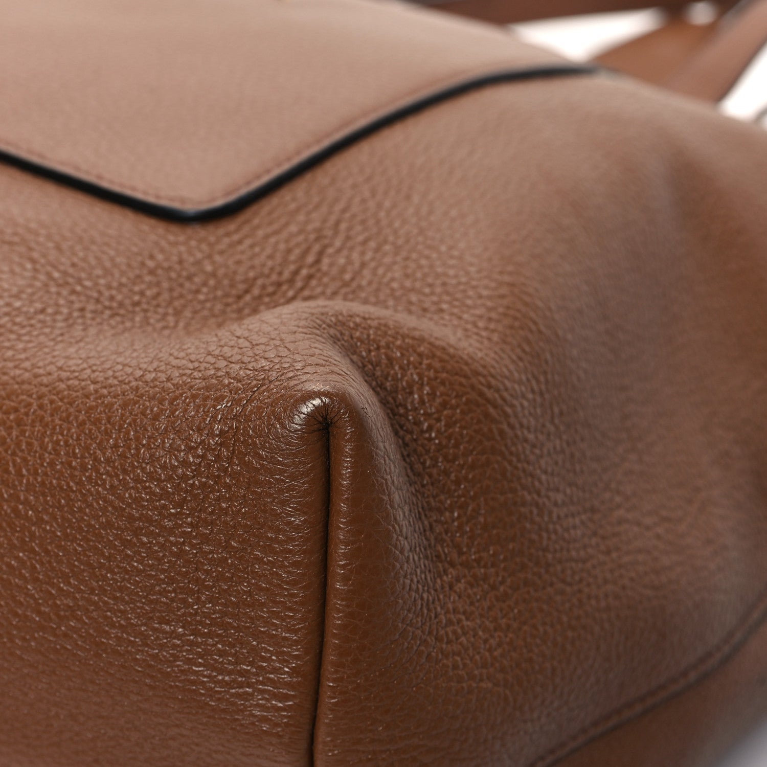 Prada Vitello Daino Pocket Shopping Tote Nocciolo 11 of 11