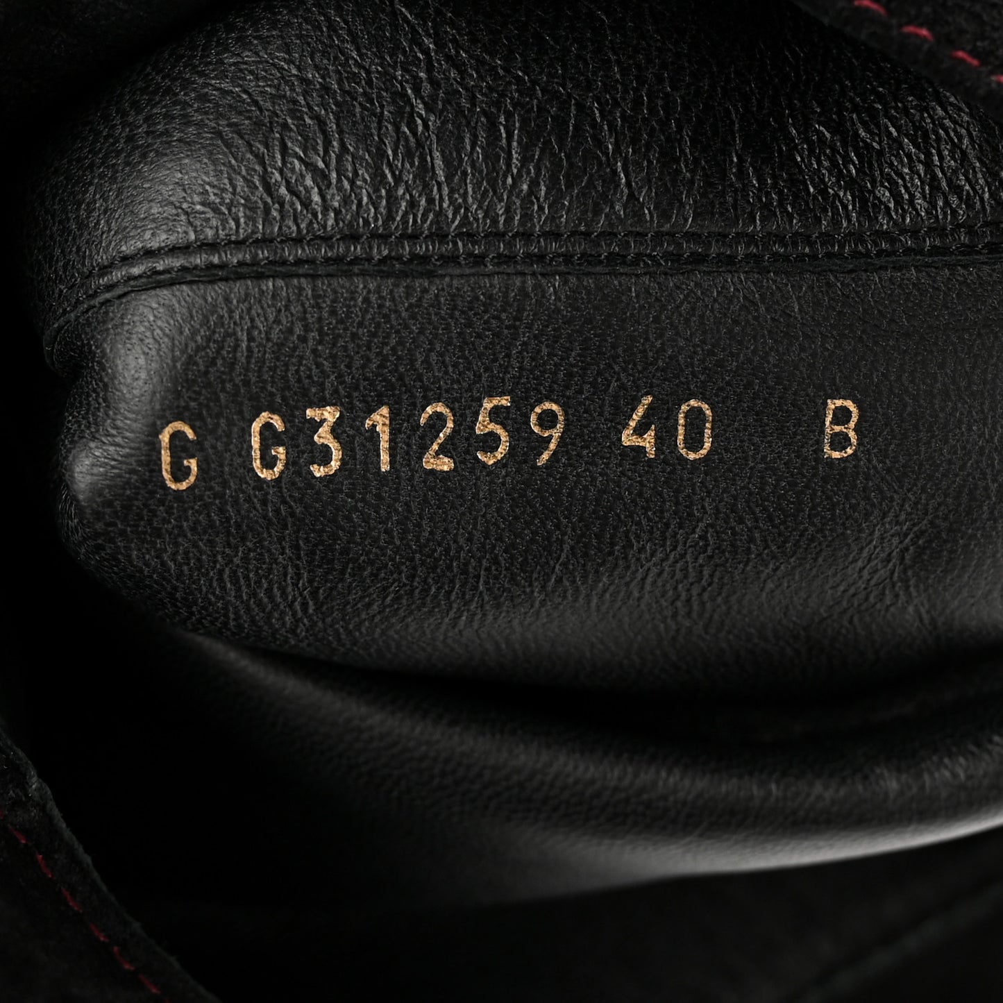 Suede Calfskin Chain Around High Boots 40 Black