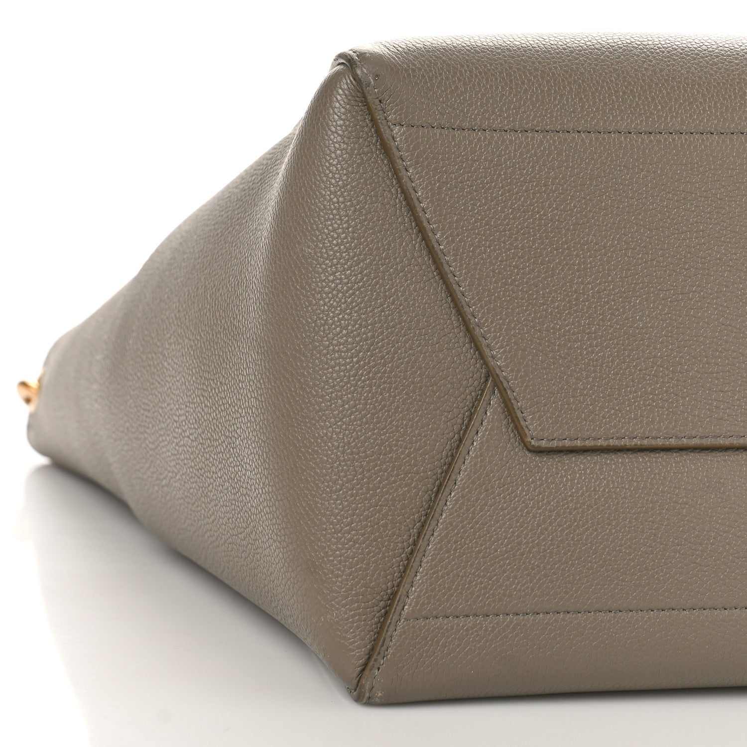 Celine Soft Grained Calfskin Sangle Bucket Bag Taupe 5 of 11