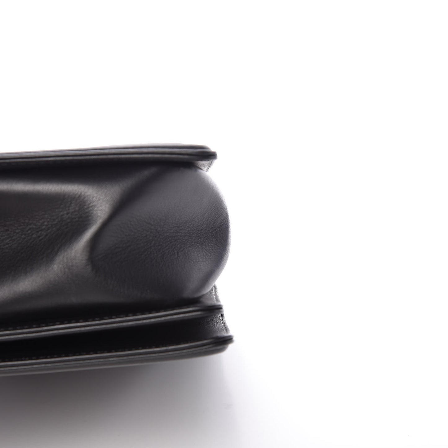 Calfskin Quilted New Medium Boy Flap So Black