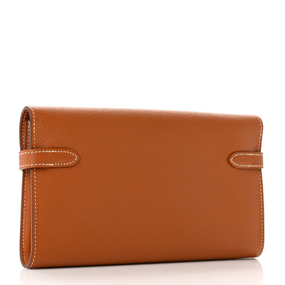 Hermes Epsom Kelly Longue Wallet Gold 3 of 11