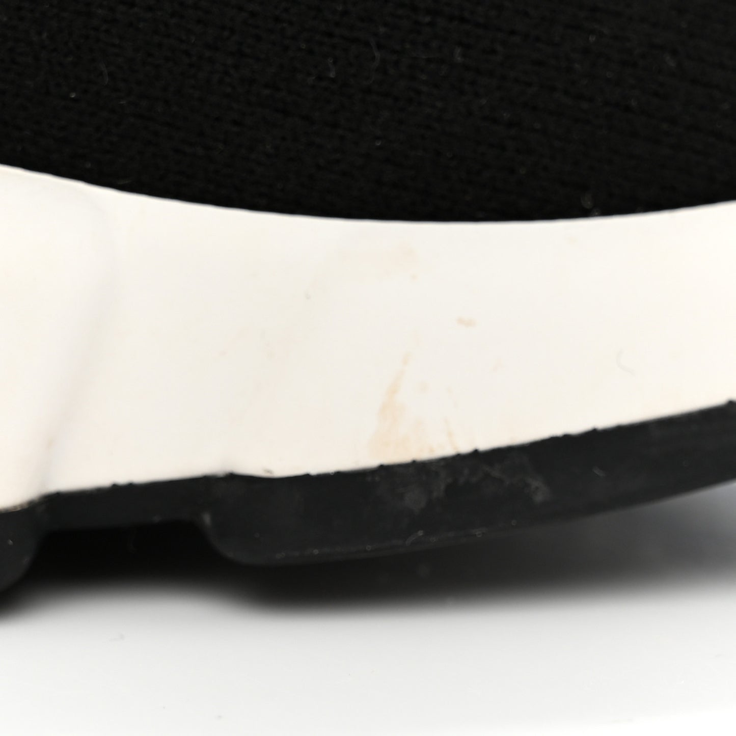 Neoprene Knit Womens Speed Sneakers 37 Black White