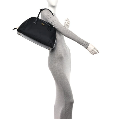Prada Re-Nylon Tesutto Nappa Medium Re-Edition 1978 Bowler Bag Black 2 of 9