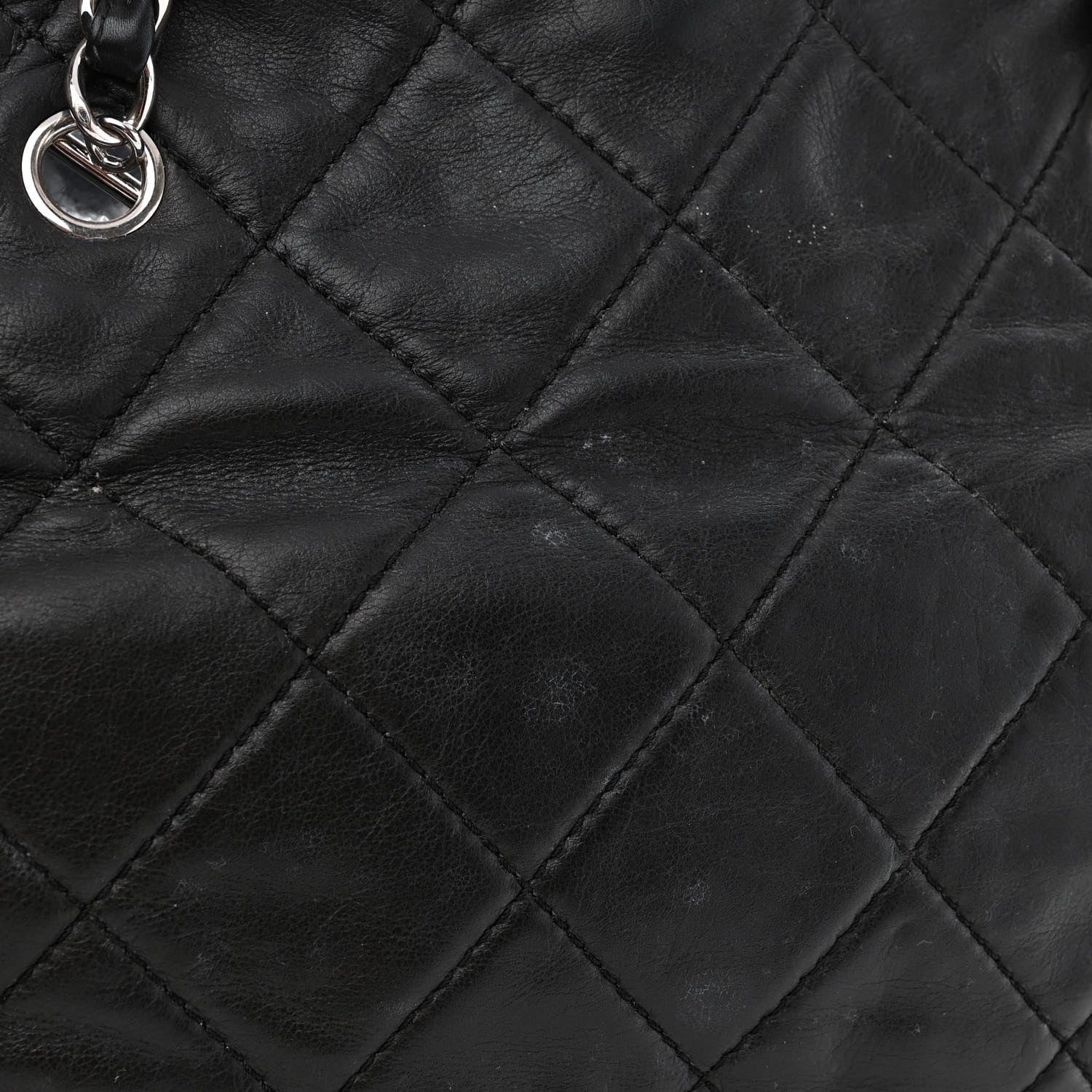 Chanel Calfskin Quilted Large In the Business Tote Black 11 of 11