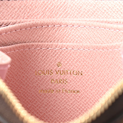 Louis Vuitton Monogram 2020 Christmas Animation Big Wheel Zippy Coin Purse Rose Ballerine 6 of 7