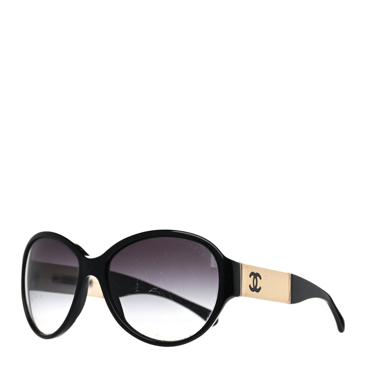 Acetate CC Sunglasses 5229Q Black White
