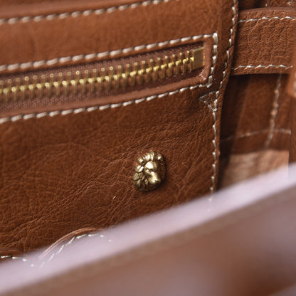 Mulberry Natural Leather Cara Delevigne Convertible Satchel Oak 9 of 12