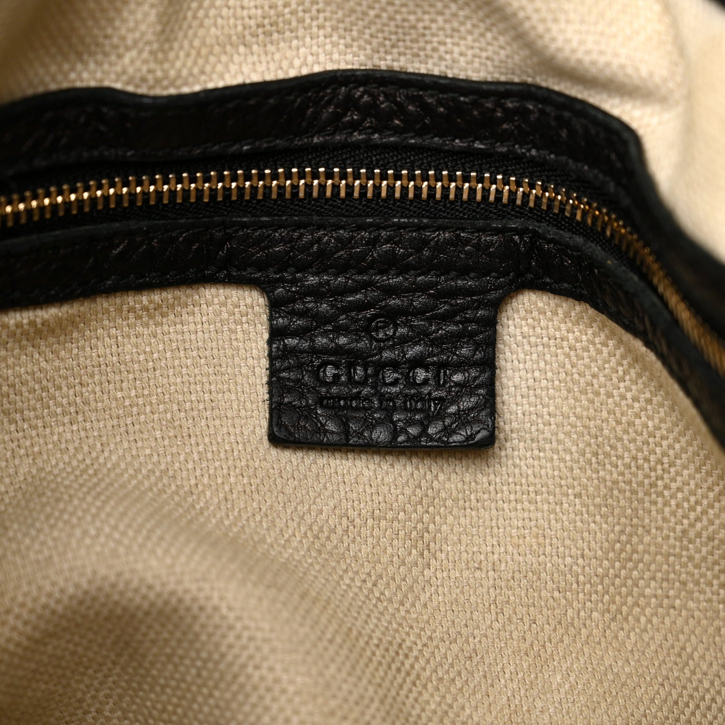 Pebbled Calfskin Medium Soho Chain Shoulder Bag Black