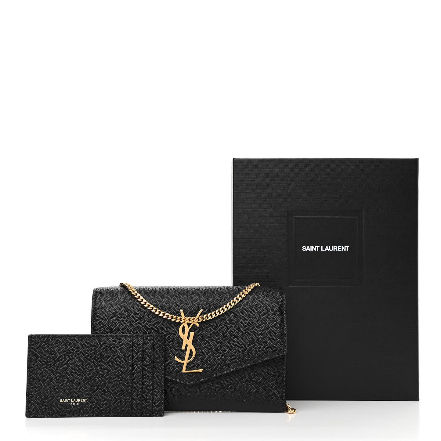 Grain De Poudre Uptown Chain Wallet Black