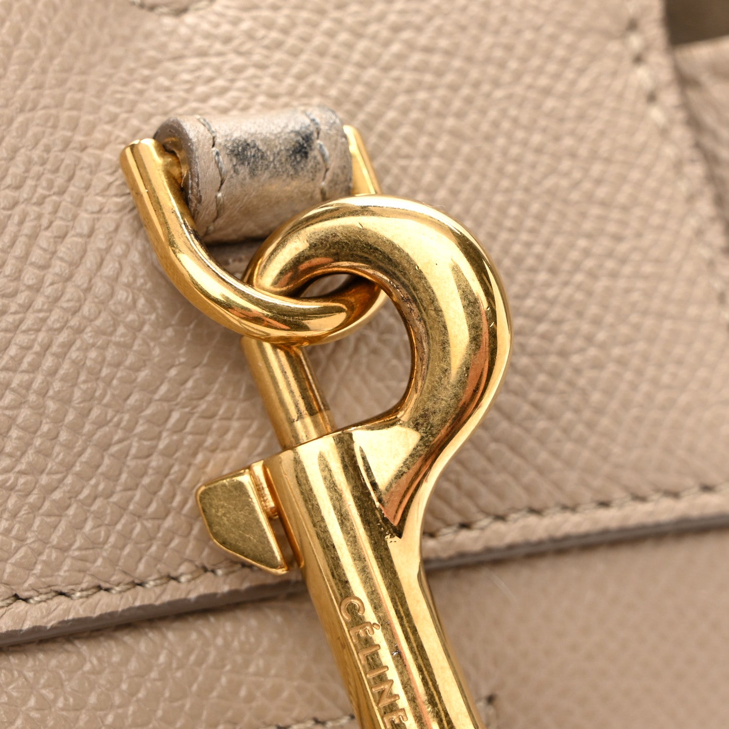 Celine Grained Calfskin Micro Belt Bag Light Taupe Light Taupe 12 of 13