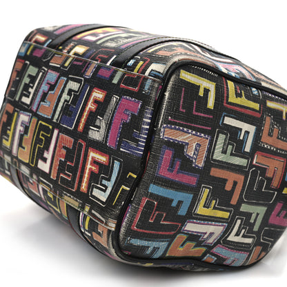 Fendi Zucca Spalmati Vitello FF Multicolor Forever Boston Multicolor Black 19 of 31