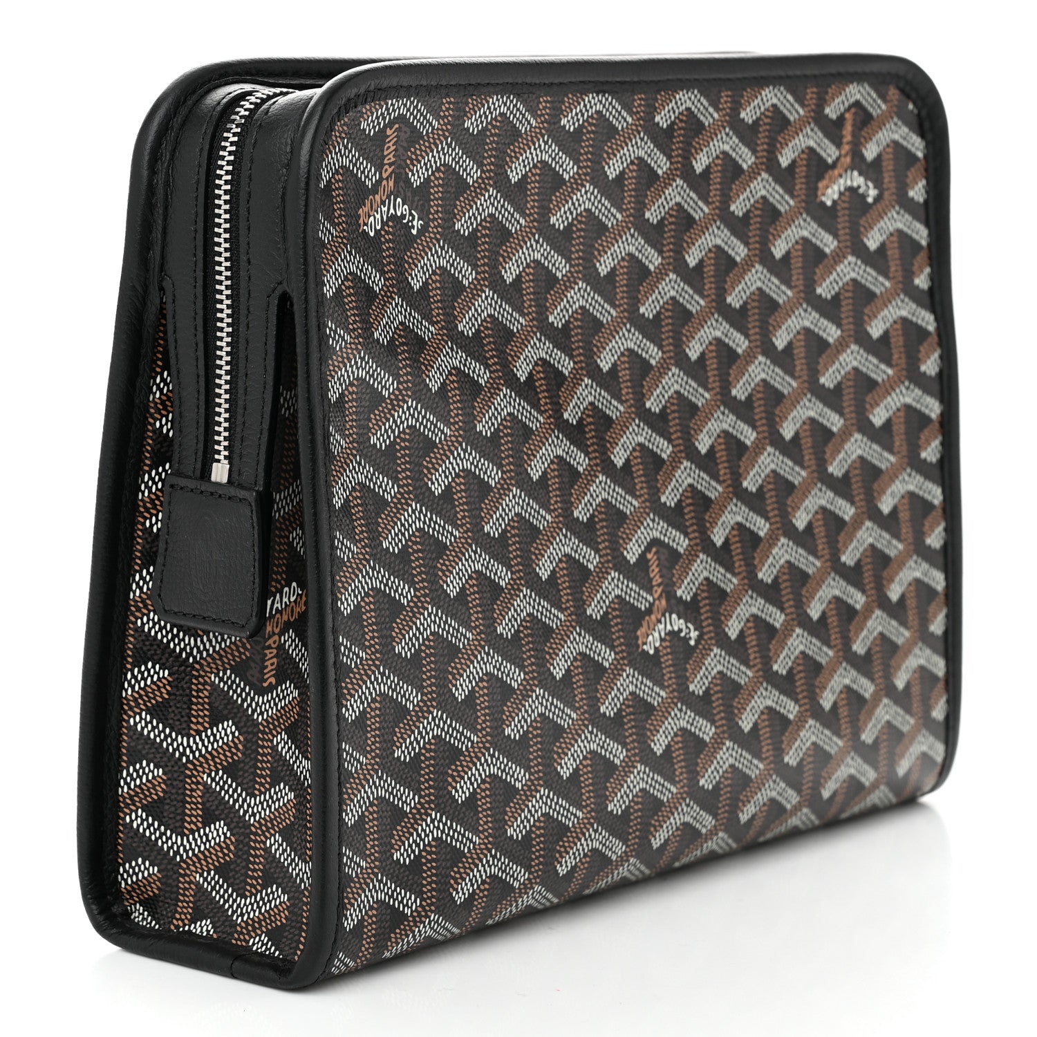 Goyard Goyardine Jouvence MM Toiletry Pouch Black 3 of 10