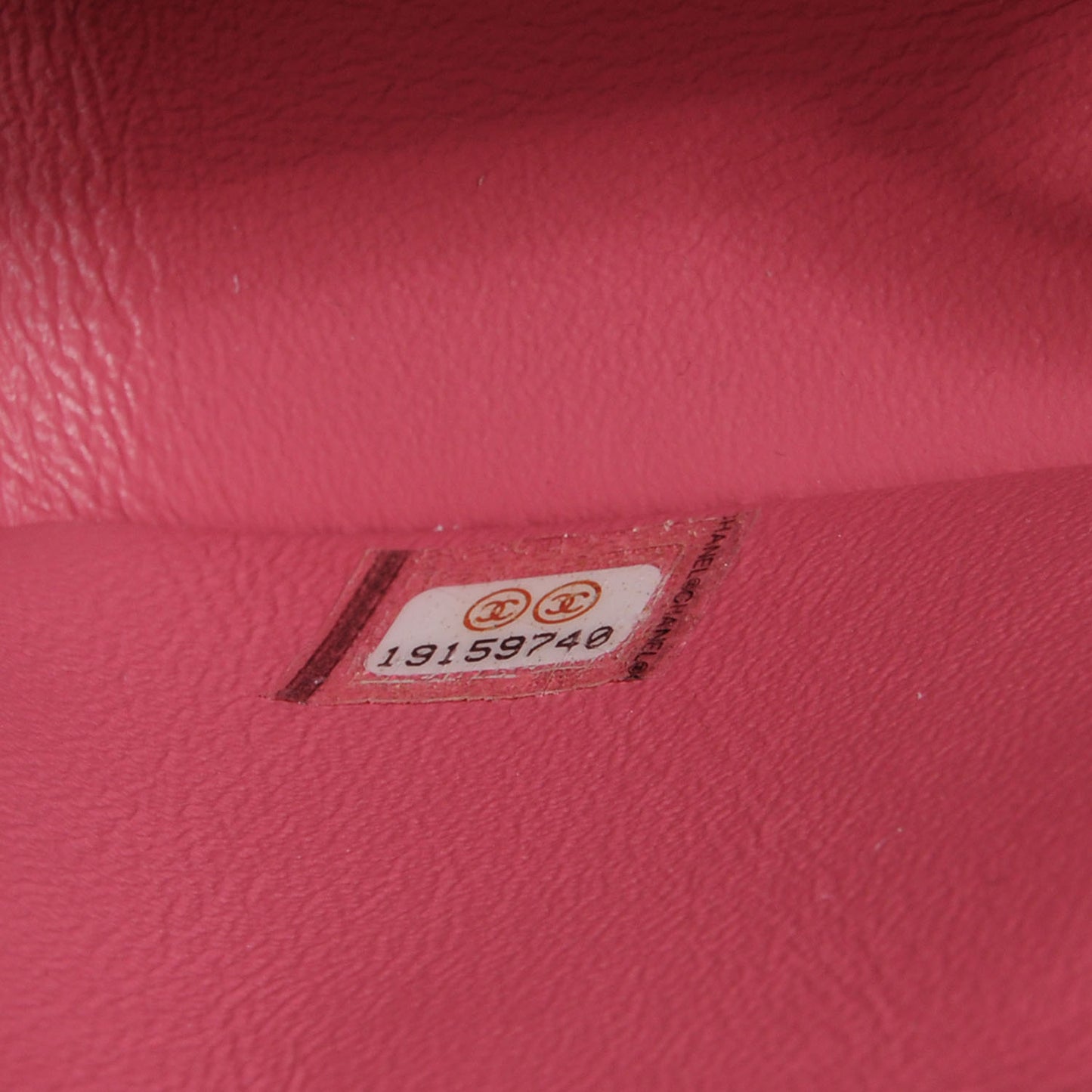 Lambskin Quilted Valentine Charms Mini Rectangular Flap Pink