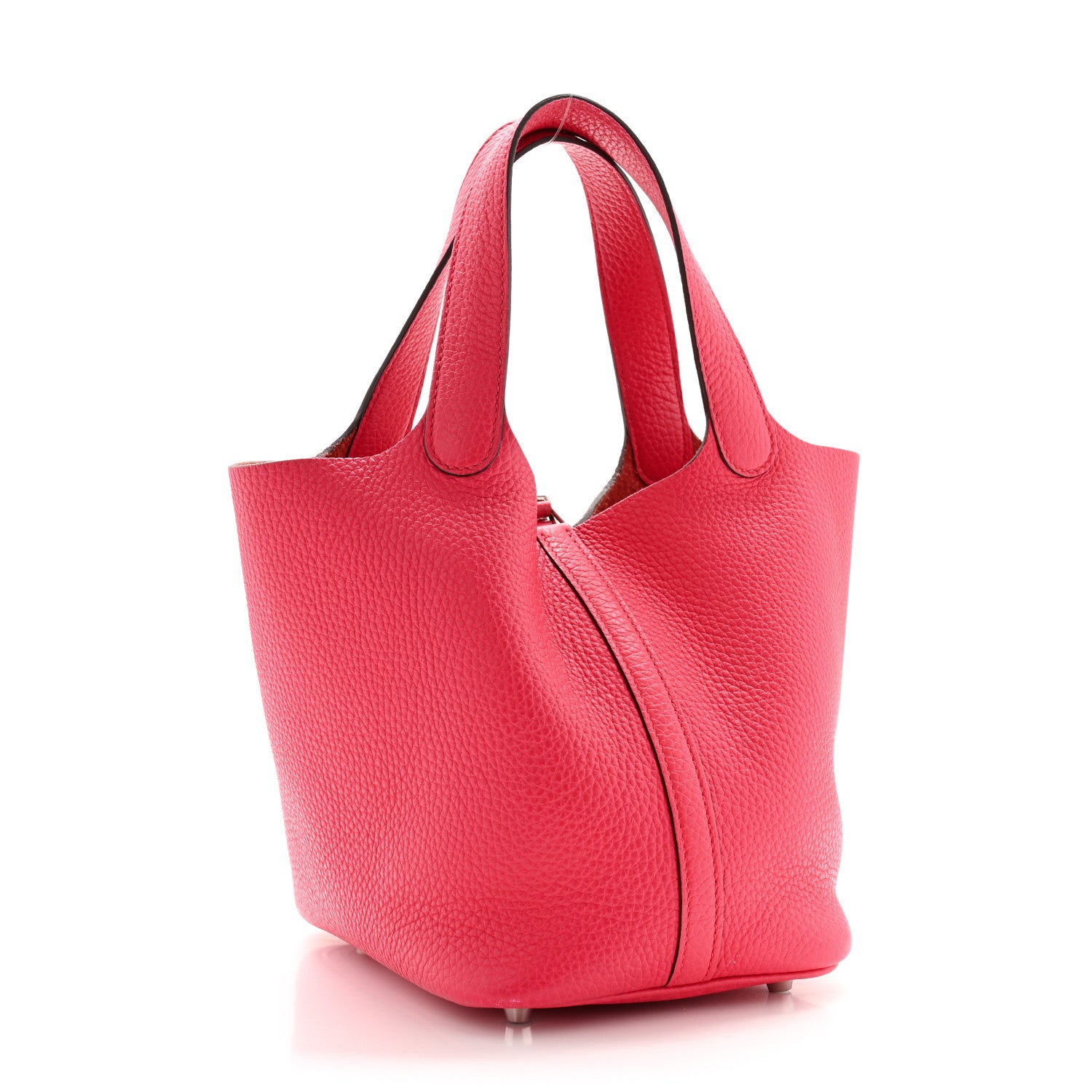 Hermes Taurillon Clemence Picotin Lock 18 PM Rose Extreme 3 of 11
