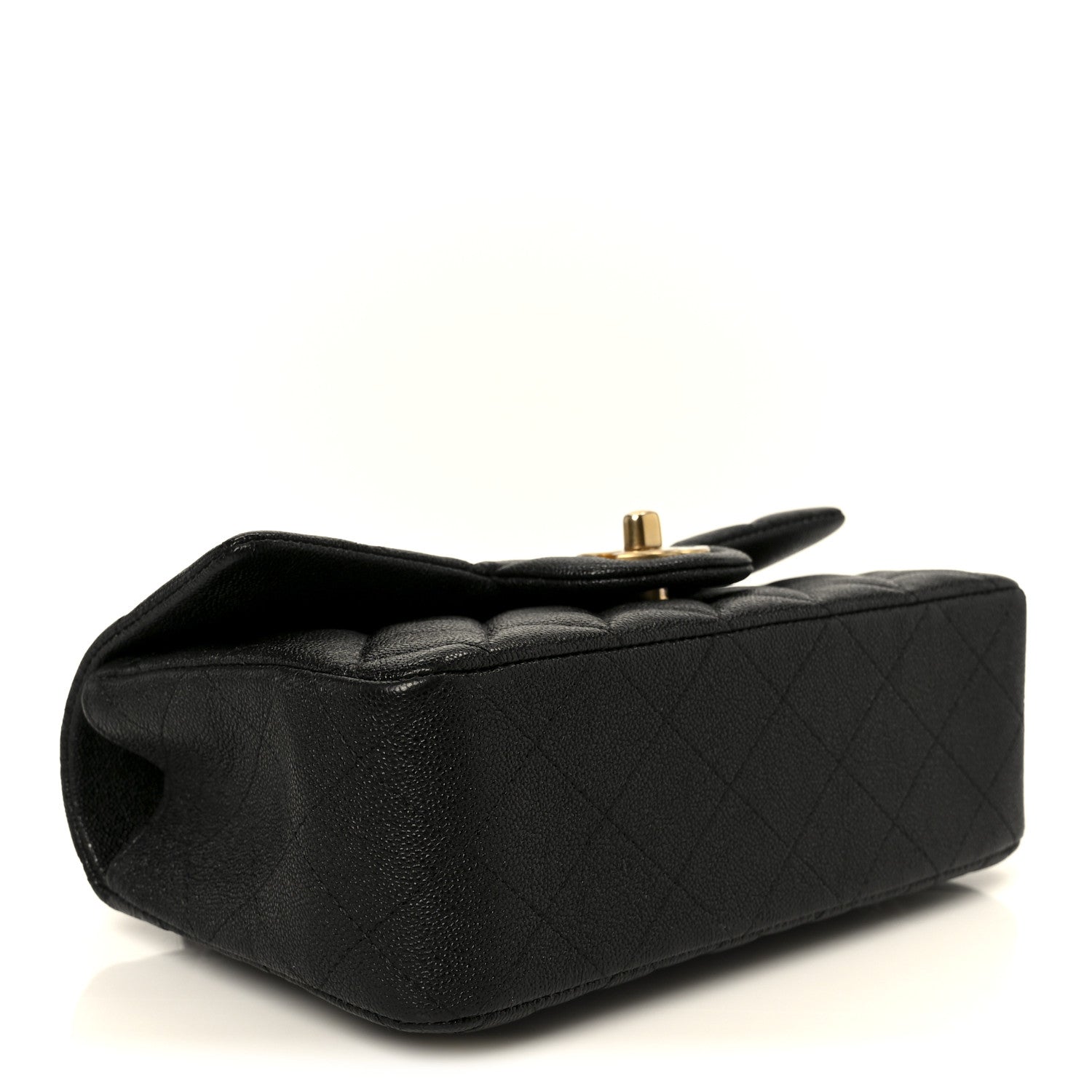 Chanel Caviar Quilted Mini Top Handle Rectangular Flap Black 4 of 12