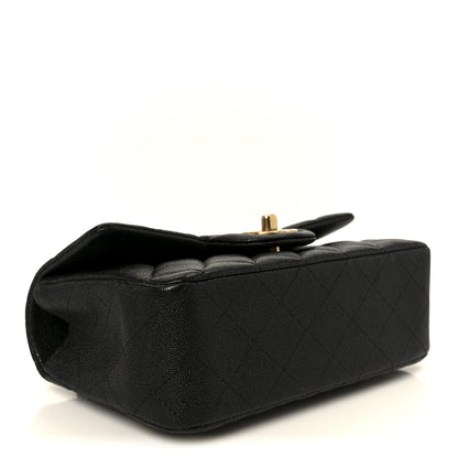 Chanel Caviar Quilted Mini Top Handle Rectangular Flap Black 4 of 12