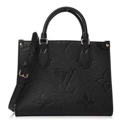 Louis Vuitton Empreinte Monogram Giant Onthego PM Black 1 of 8