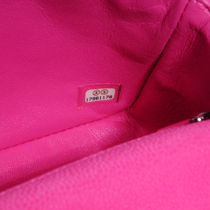 Chanel Iridescent Caviar Quilted Mini Flap Pink 9 of 10