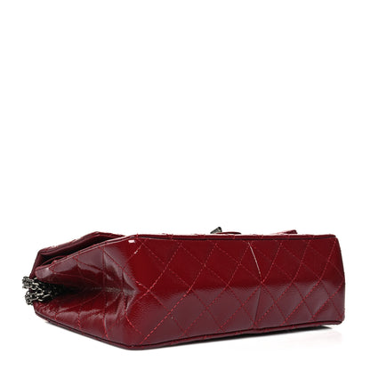 Chanel Patent Caviar Quilted 2.55 Reissue 226 Flap Burgundy 4 of 11