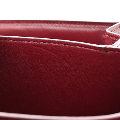 Celine Box Calfskin Small Classic Box Flap Bag Burgundy 12 of 15