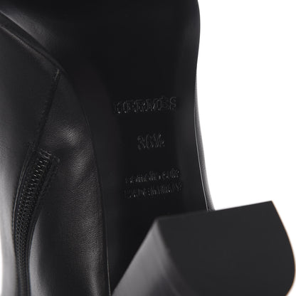 Hermes Calfskin Saint Germain Ankle Boots 36.5 Black 8 of 9