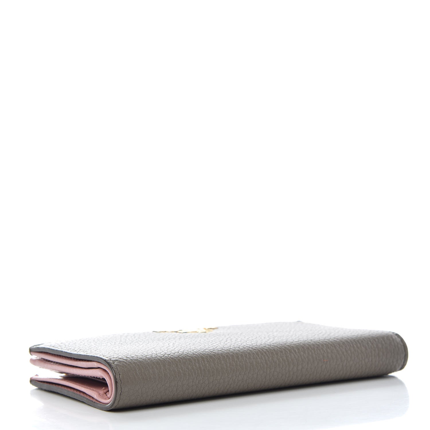 Prada Vitello Daino Continental Wallet Argilla Rosa 4 of 7