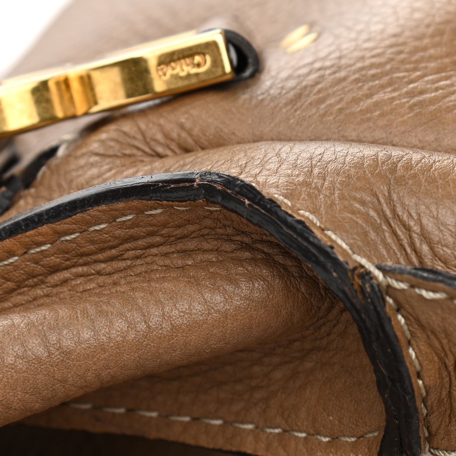 Chloe Calfskin Medium Marcie Satchel Nut 10 of 14
