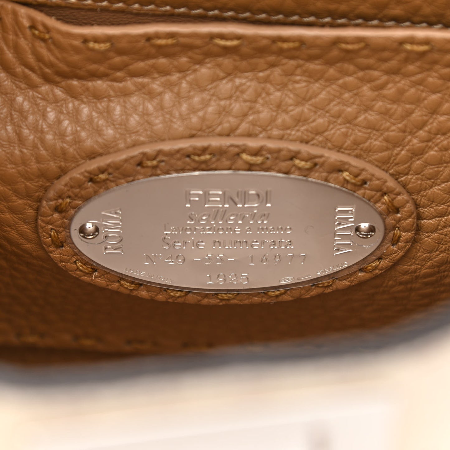 Cuoio Romano Selleria Chamois Small Peekaboo I SEE U Satchel Camelia Sand Cyber
