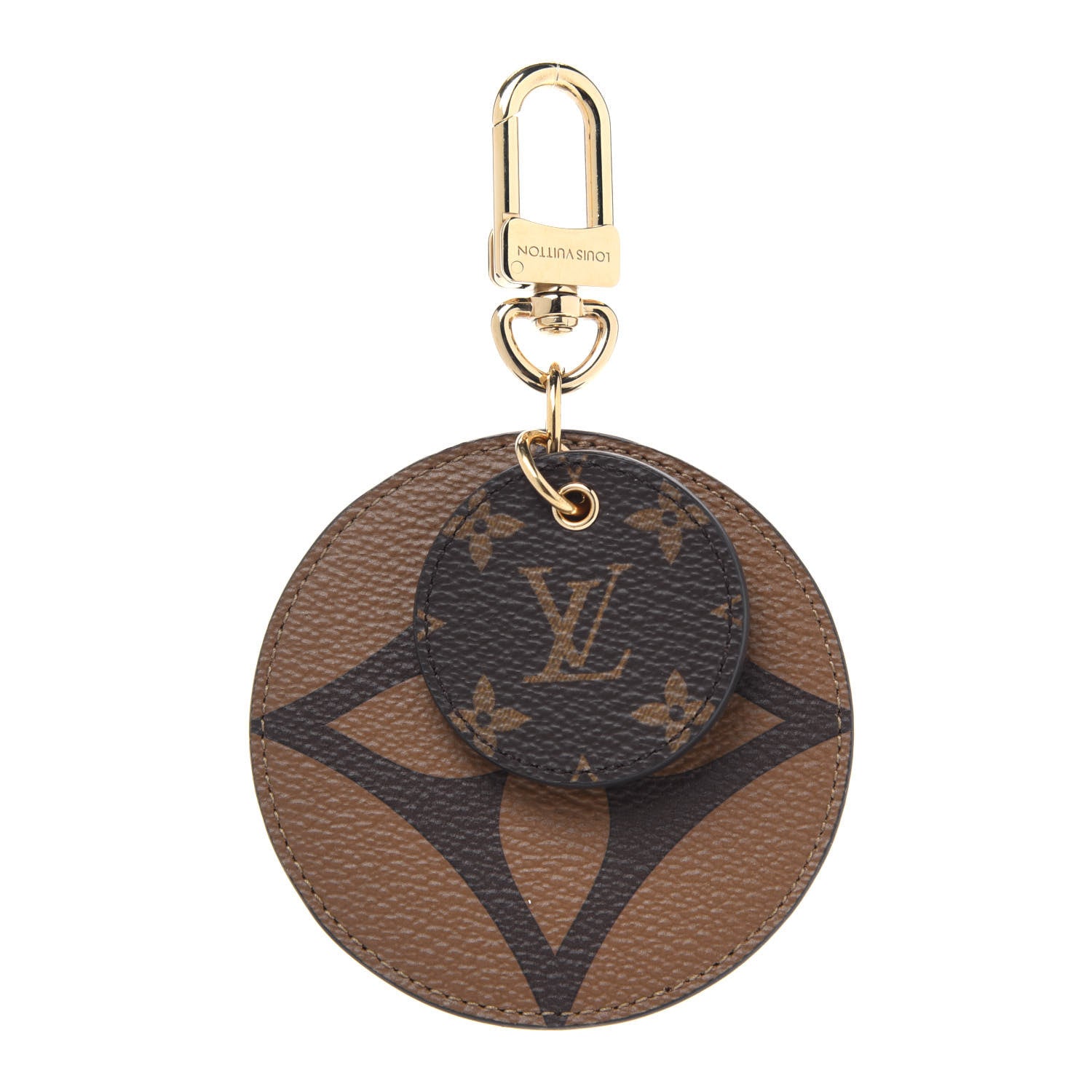 Louis Vuitton Monogram Reverse Key Holder Bag Charm 1 of 2